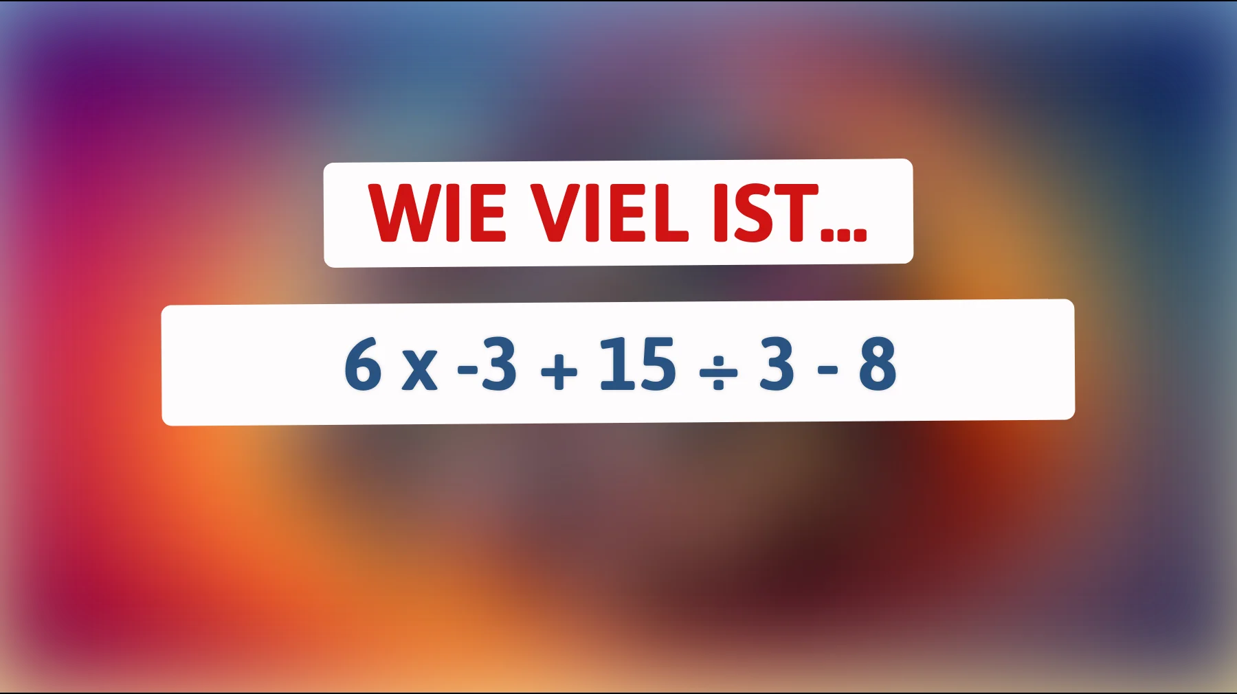 Bist du schlau genug, um dieses knifflige Rätsel zu lösen? Teste dein mathematisches Geschick!"