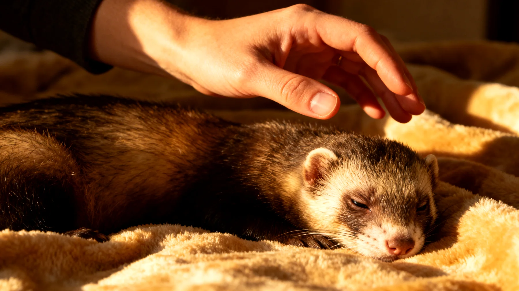 Frettchen zeigen nach der Kastration häufig Verhaltensänderungen und benötigen angepasstes Training, um mit hormonellen Veränderungen, möglicher Gewichtszunahme und verändertem Aktivitätsniveau umzugehen"