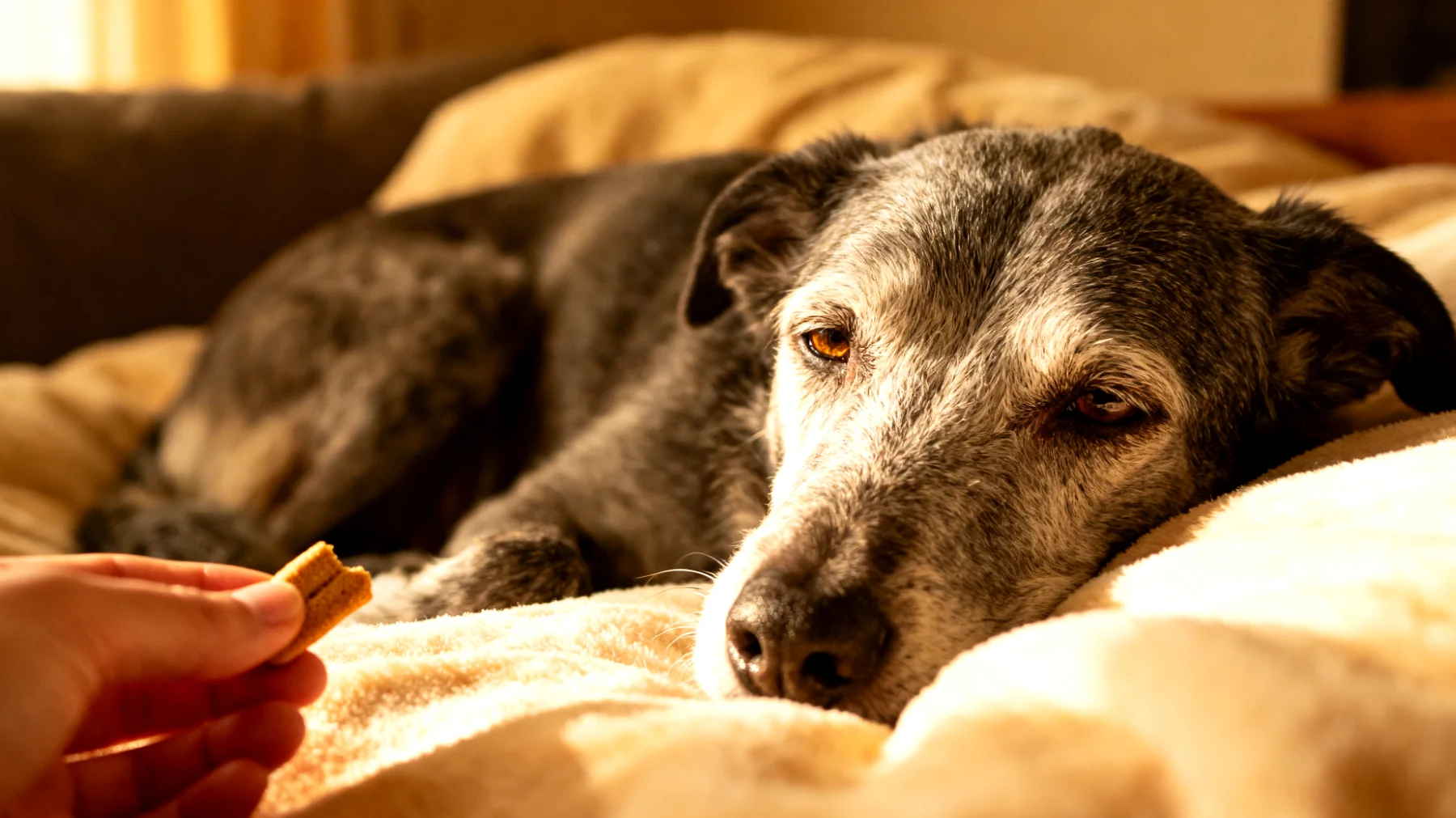 Ältere Hunde zeigen häufig nachlassendes Interesse an Training und können durch kognitive Beeinträchtigungen, Gelenkschmerzen oder verminderte Sinneswahrnehmung weniger auf Übungen reagieren, was spezielle altersgerechte Trainingsmethoden erfordert"