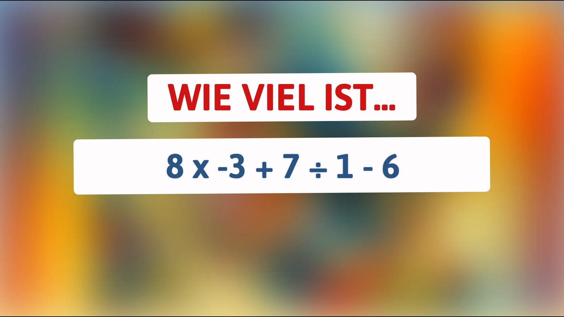 Nur die klügsten Köpfe können dieses Mathe-Rätsel lösen: Wirst du es schaffen?"