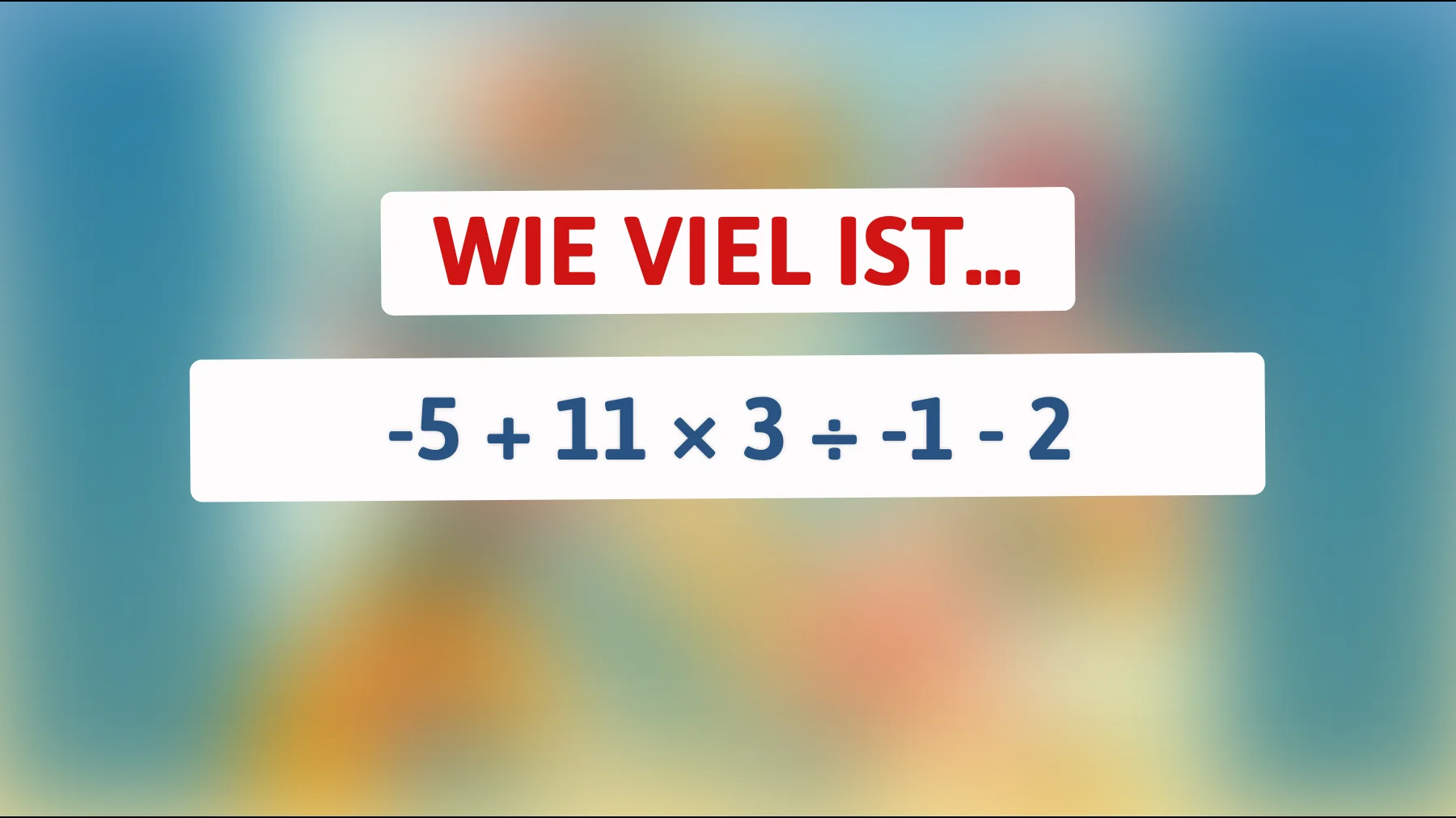 Nur die wirklich Genialen lösen dieses Mathe-Rätsel – Wirst du es schaffen?"