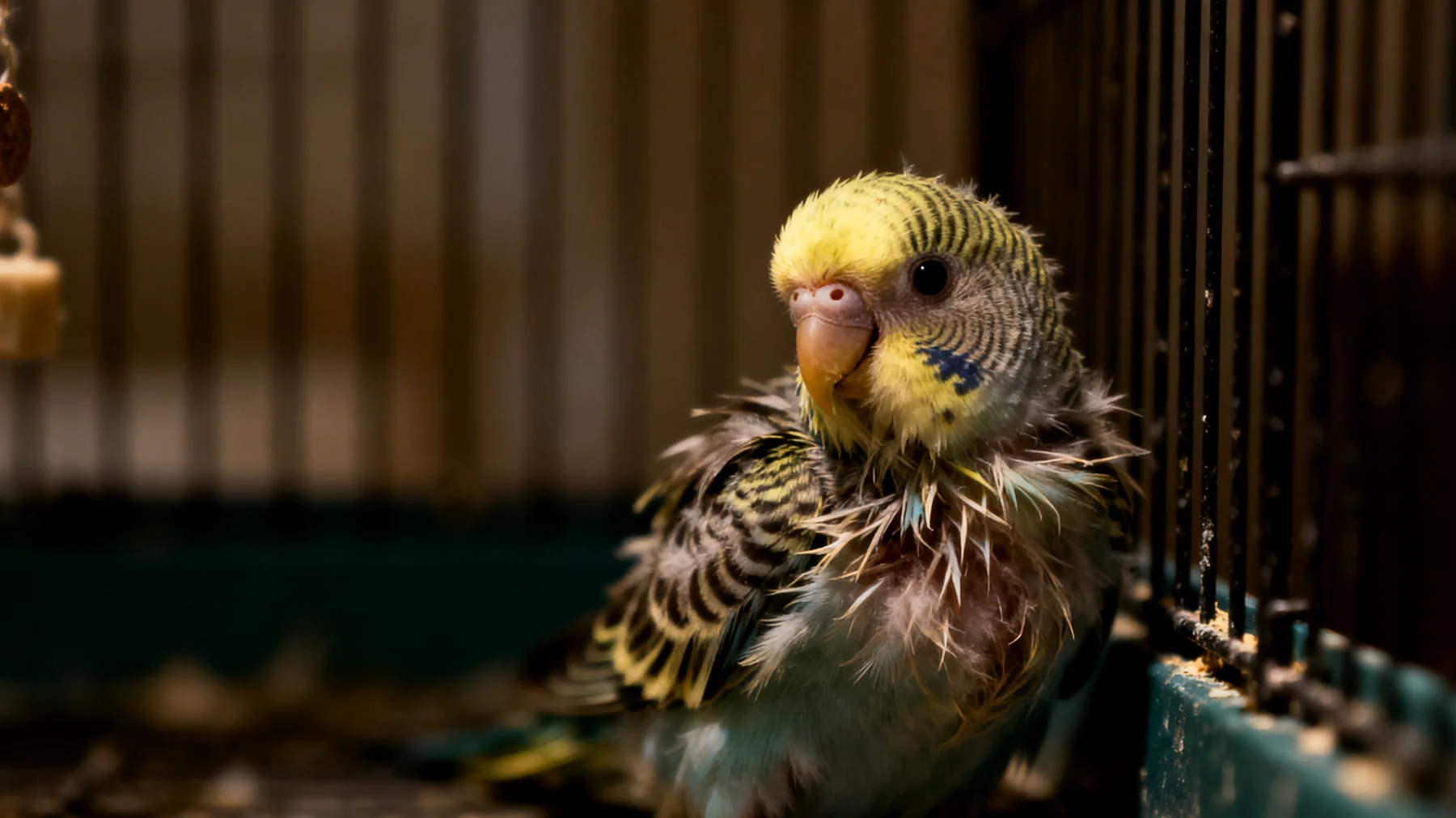 Junge Wellensittiche sind anfällig für Entwicklungsstörungen und Mangelerscheinungen, wenn sie in den ersten Lebenswochen nicht die richtige Ernährung, ausreichend Wärme und eine angemessene Käfigausstattung erhalten"